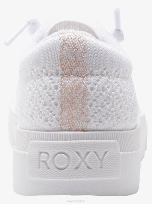 X4FH1248 white Rae Shoes Women Roxy | Sneakers