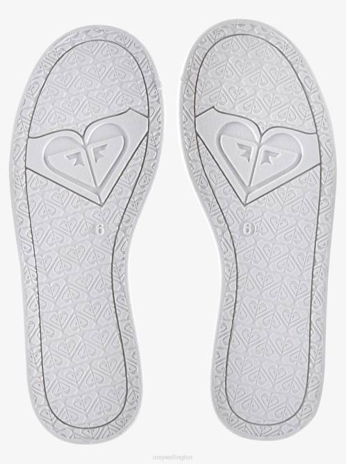 X4FH1260 blue heather Minnow Slip-On Shoes Women Roxy | Sneakers