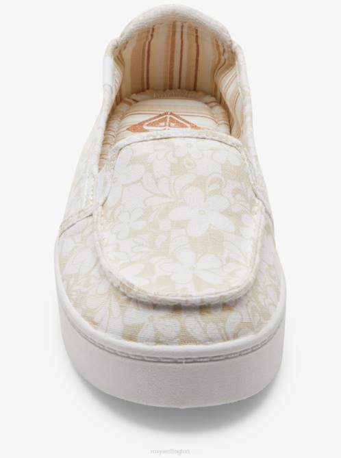 X4FH1282 tan Minnow Plus Shoes Women Roxy | Sneakers