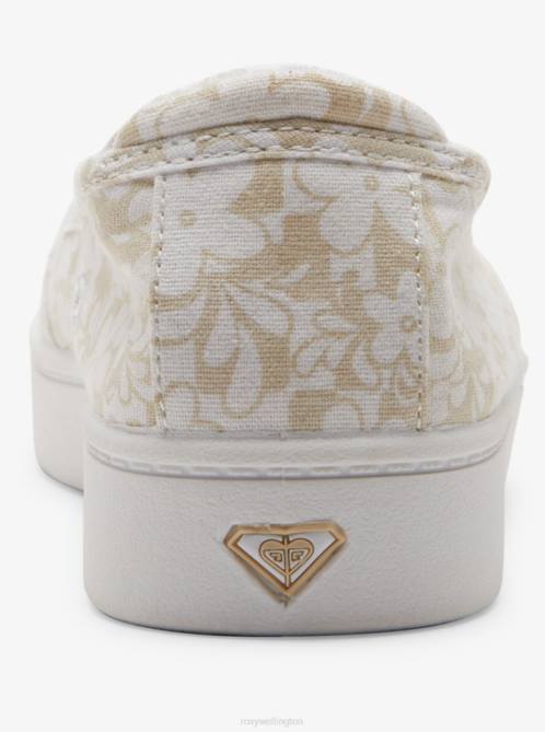 X4FH1282 tan Minnow Plus Shoes Women Roxy | Sneakers