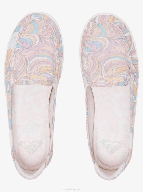 X4FH1284 multi 2 Minnow Plus Shoes Women Roxy | Sneakers