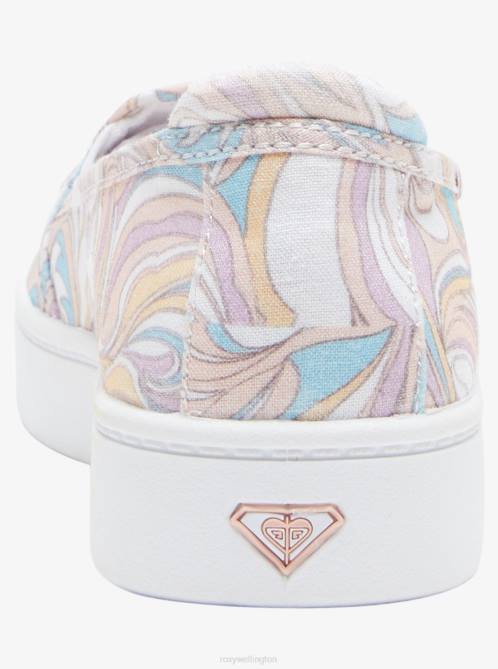 X4FH1284 multi 2 Minnow Plus Shoes Women Roxy | Sneakers