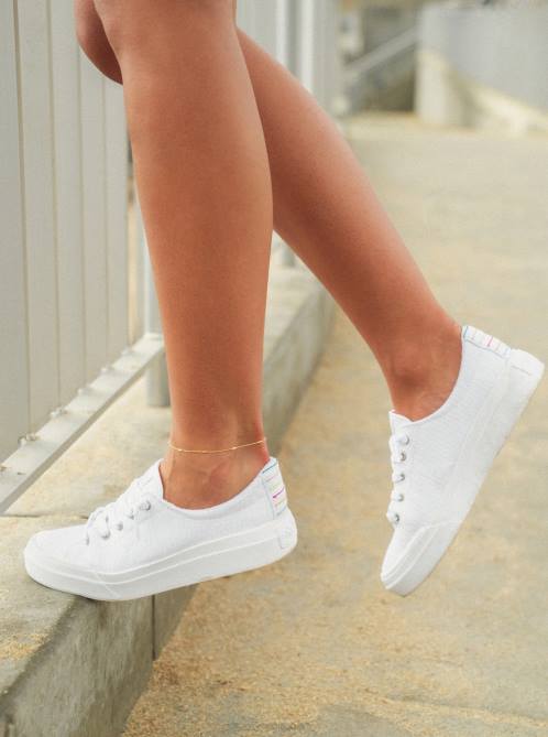 X4FH1296 white Rae Direct Attach Shoe Women Roxy | Sneakers