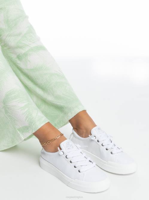 X4FH1296 white Rae Direct Attach Shoe Women Roxy | Sneakers