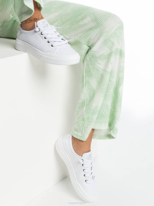 X4FH1296 white Rae Direct Attach Shoe Women Roxy | Sneakers