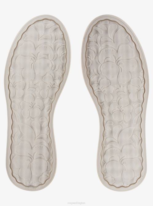 X4FH1296 white Rae Direct Attach Shoe Women Roxy | Sneakers