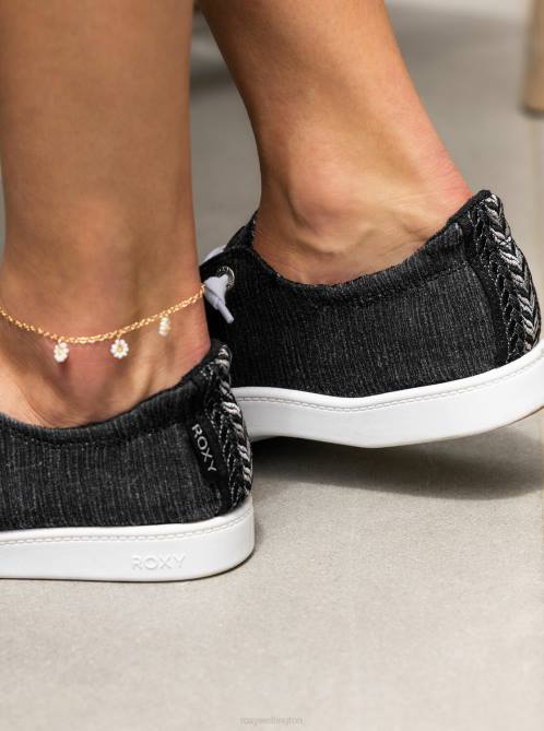 X4FH1300 black Bayshore Shoes Women Roxy | Sneakers