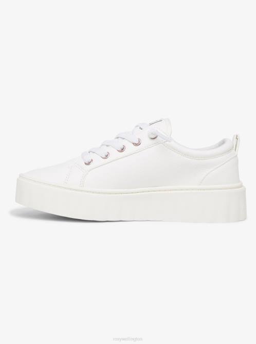 X4FH1301 white Sheilahh Slip-On Shoes Women Roxy | Sneakers