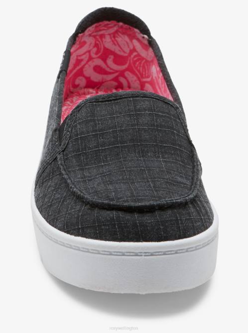 X4FH1303 black Minnow Plus Shoes Women Roxy | Sneakers