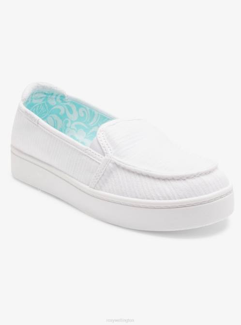 X4FH1319 white Minnow Plus Shoes Women Roxy | Sneakers