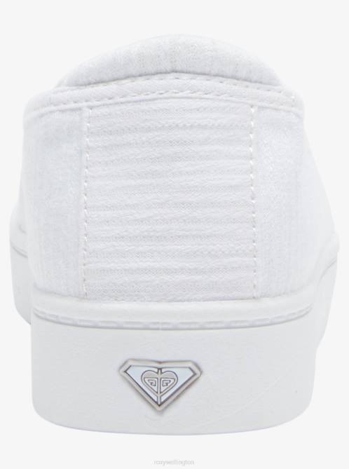 X4FH1319 white Minnow Plus Shoes Women Roxy | Sneakers
