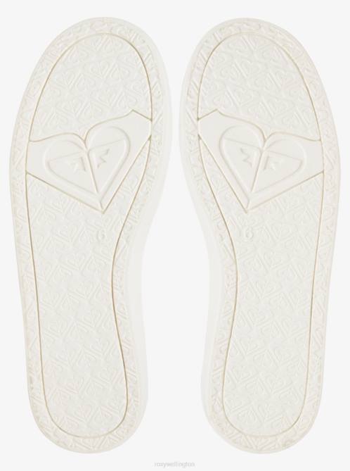 X4FH1321 oatmeal Minnow Slip-On Shoes Women Roxy | Sneakers