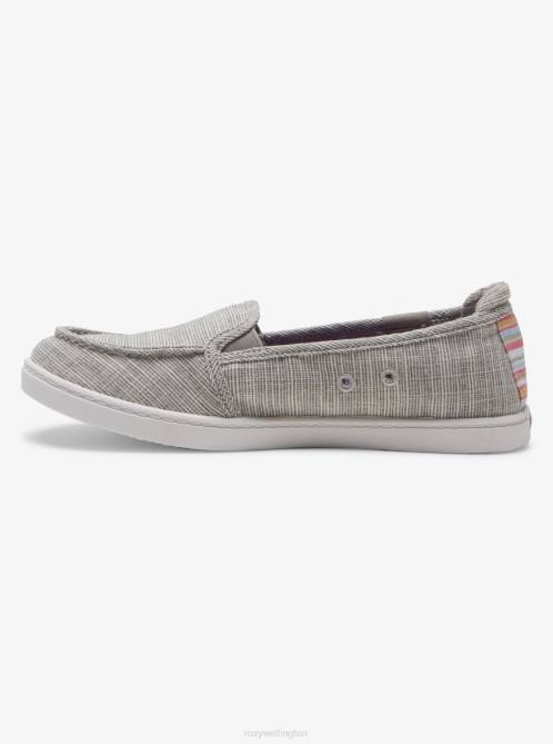 X4FH1322 cool grey Minnow Slip-On Shoes Women Roxy | Sneakers