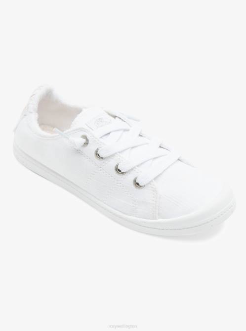 X4FH1334 alloy/white Bayshore Shoes Women Roxy | Sneakers