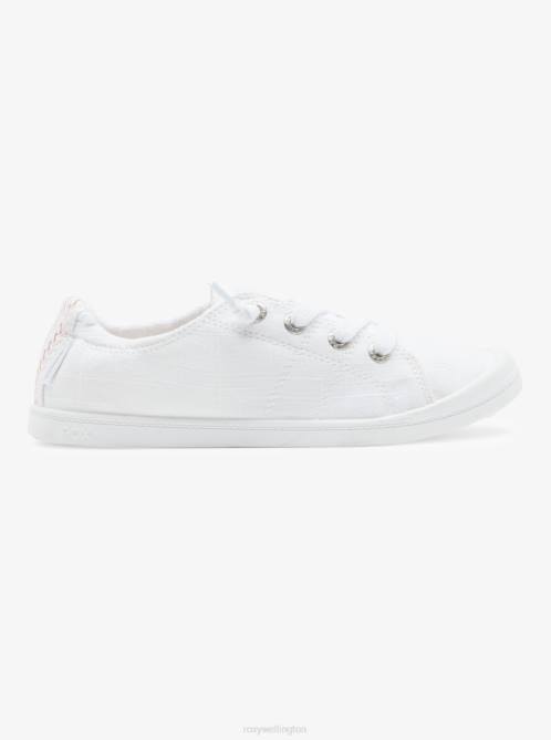 X4FH1334 alloy/white Bayshore Shoes Women Roxy | Sneakers