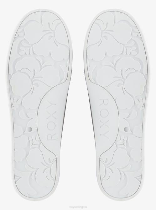 X4FH1334 alloy/white Bayshore Shoes Women Roxy | Sneakers