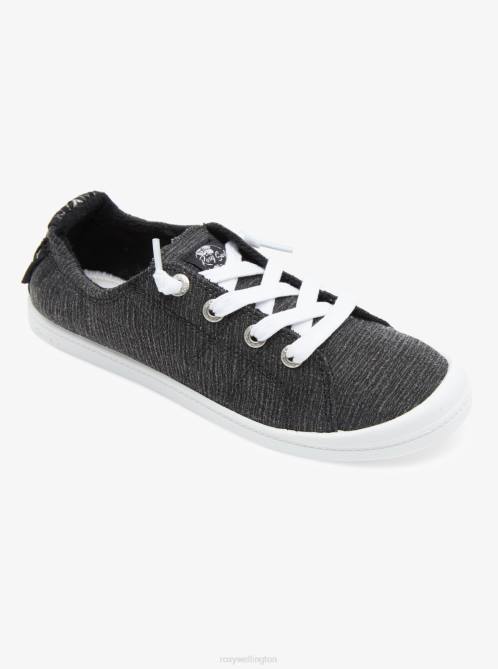 X4FH1338 black marl Bayshore Shoes Women Roxy | Sneakers