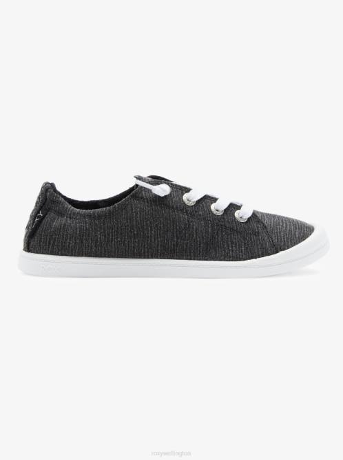 X4FH1338 black marl Bayshore Shoes Women Roxy | Sneakers