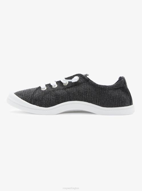 X4FH1338 black marl Bayshore Shoes Women Roxy | Sneakers