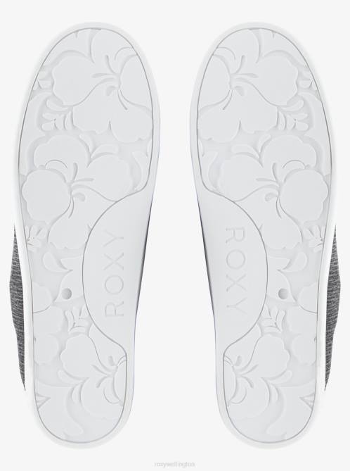 X4FH1338 black marl Bayshore Shoes Women Roxy | Sneakers