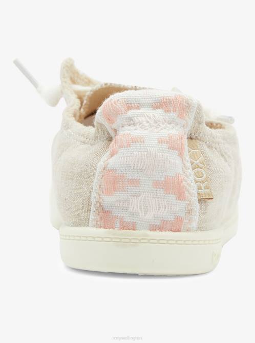 X4FH1339 brown/white Bayshore Shoes Women Roxy | Sneakers