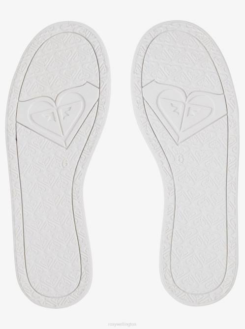 X4FH1343 black Minnow Slip-On Shoes Women Roxy | Sneakers