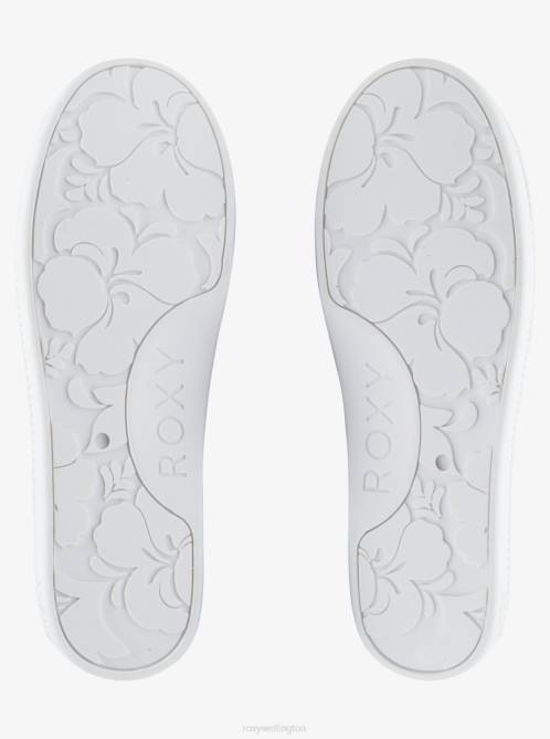 X4FH1344 blue/white Bayshore Shoes Women Roxy | Sneakers