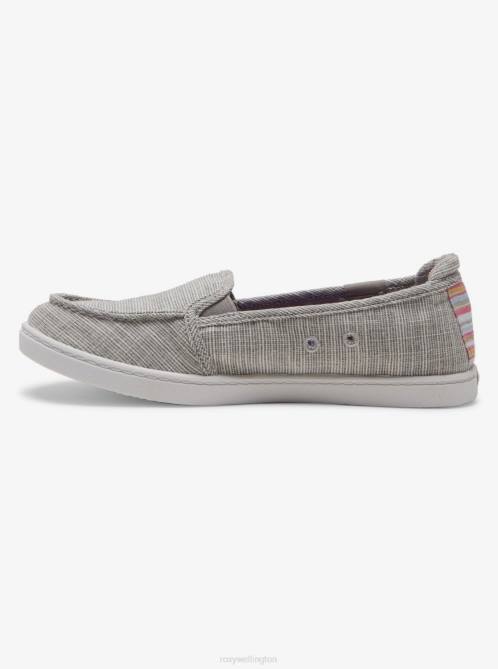 X4FH1346 cool grey Minnow Slip-On Shoes Women Roxy | Sneakers