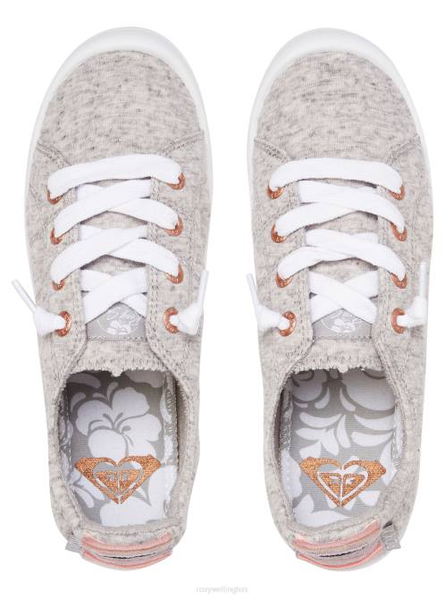 X4FH1347 dark grey Bayshore Shoes Women Roxy | Sneakers