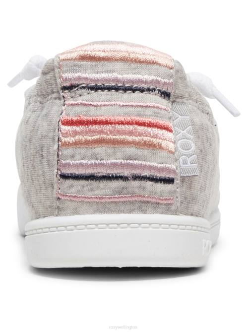 X4FH1347 dark grey Bayshore Shoes Women Roxy | Sneakers