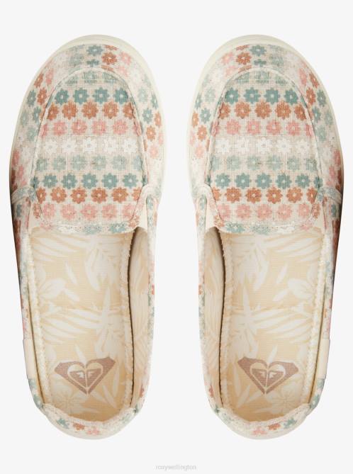 X4FH1356 multi 1 Minnow Plus Shoes Women Roxy | Sneakers