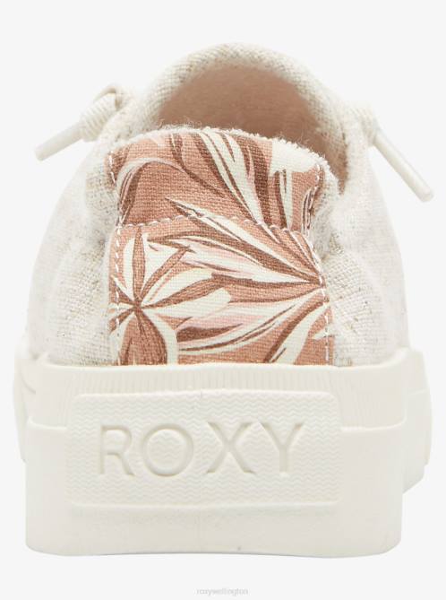 X4FH1357 tan Rae Shoes Women Roxy | Sneakers