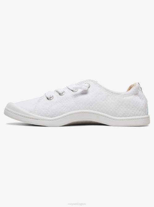 X4FH1359 white Bayshore Shoes Women Roxy | Sneakers