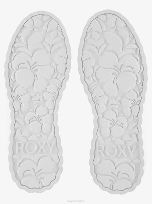 X4FH1370 ash/white Sheilahh Slip-On Shoes Women Roxy | Sneakers