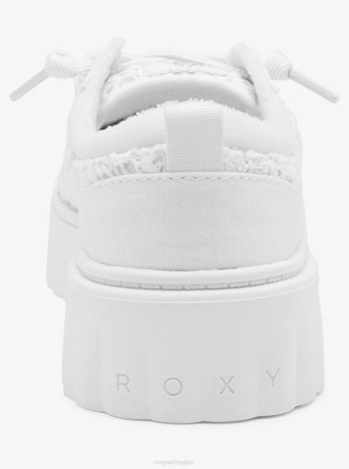 X4FH1370 ash/white Sheilahh Slip-On Shoes Women Roxy | Sneakers