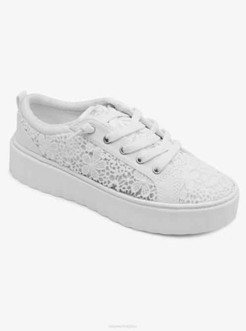 X4FH1370 ash/white Sheilahh Slip-On Shoes Women Roxy | Sneakers