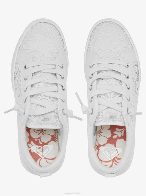 X4FH1370 ash/white Sheilahh Slip-On Shoes Women Roxy | Sneakers