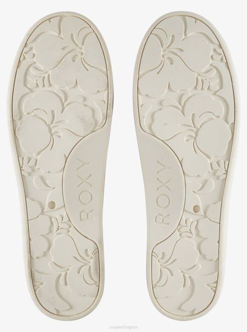 X4FH1375 tan/gold Bayshore Shoes Women Roxy | Sneakers