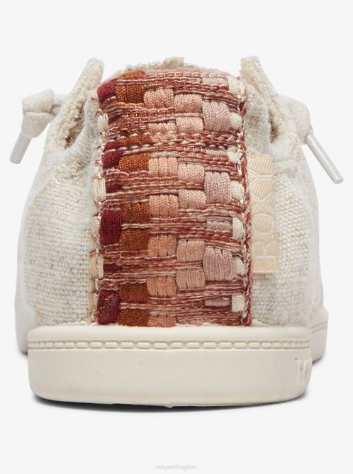 X4FH1375 tan/gold Bayshore Shoes Women Roxy | Sneakers