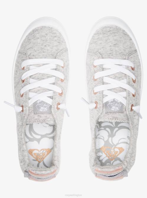 X4FH1377 dark grey Bayshore Shoes Women Roxy | Sneakers