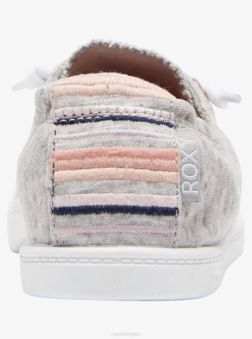 X4FH1377 dark grey Bayshore Shoes Women Roxy | Sneakers