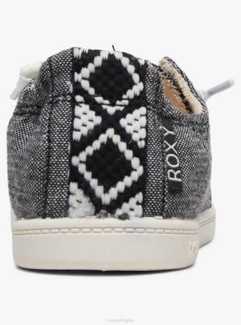 X4FH1380 black Bayshore Shoes Women Roxy | Sneakers