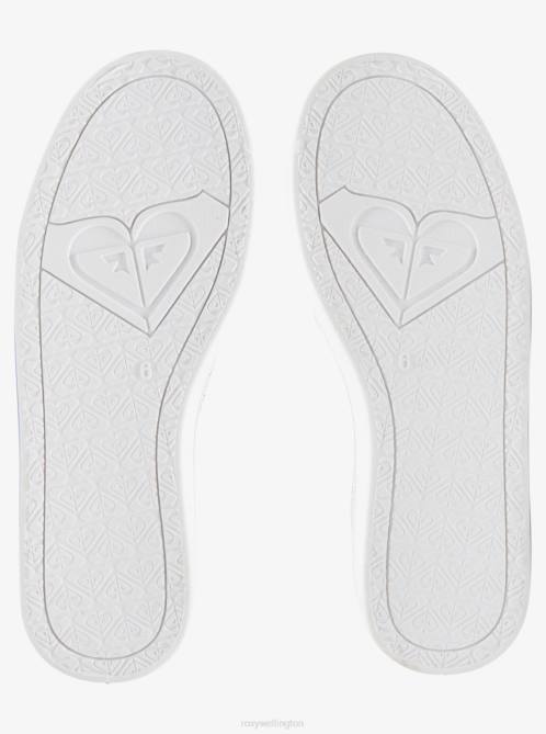 X4FH1382 grey Minnow Knit Slip-On Shoes Women Roxy | Sneakers