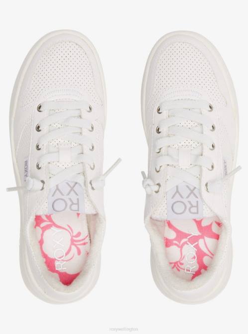 X4FH1393 white Harper Shoes Women Roxy | Sneakers