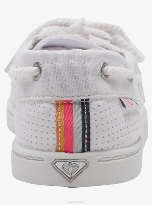 X4FH1394 white Ahoy Shoes Women Roxy | Sneakers