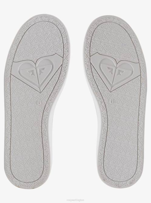 X4FH1394 white Ahoy Shoes Women Roxy | Sneakers