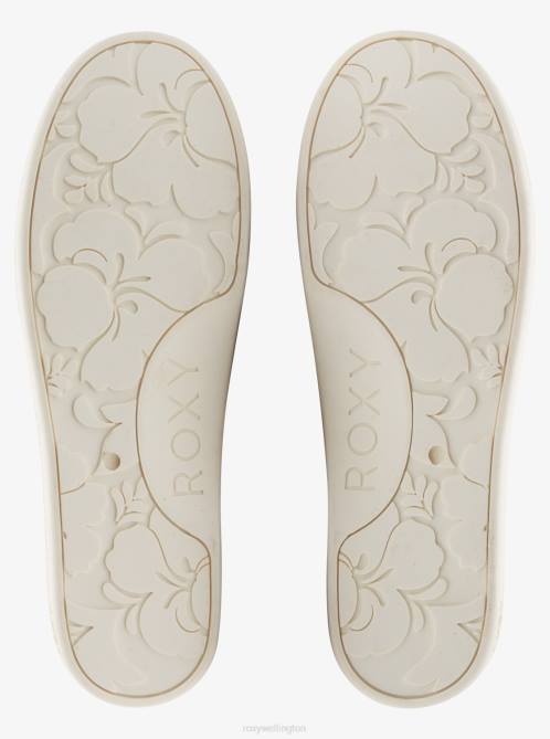 X4FH1397 heather brown/cream Bayshore Shoes Women Roxy | Sneakers