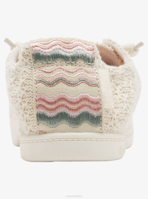 X4FH1397 heather brown/cream Bayshore Shoes Women Roxy | Sneakers