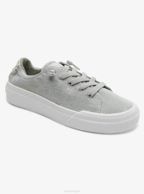 X4FH1407 washed olive Rae Shoes Women Roxy | Sneakers