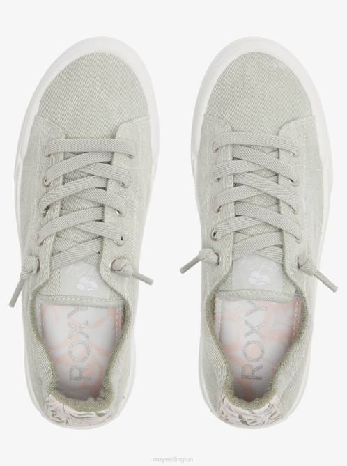 X4FH1407 washed olive Rae Shoes Women Roxy | Sneakers